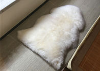 실내 지면 매트를 위한 상아빛 백색 전단 오스트레일리아 양가죽 양탄자 반대로 미끄러짐