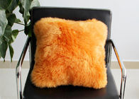 소파, 의자 브라운 모피 방석 덮개를 위한 긴 모직 장식적인 베개