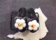 유행 양 모직 슬리퍼, 겨울 여자 실내 온난한 푹신한 가정 신발