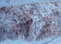 중국 자연적인 꼬부라진 어린 양 모피 모피 몽골 양가죽은 긴 lambskin 지면 양탄자를 숨깁니다 회사