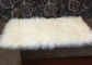 몽골 양가죽 양탄자 가정 유행 장식적인 던짐 긴 꼬부라진 양가죽 모피 협력 업체