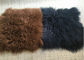 10-15cm 침실을 위한 긴 머리 진짜 양가죽 양탄자 몽골 최고 연약한 짜임새 협력 업체
