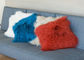 몽골 진짜 모피 거실 침실을 위한 장식적인 방석 덮개 베개 케이스 협력 업체