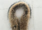 너구리 의복 부속품을 위한 크림 모피 고리, 긴 머리 포도 수확 모피 고리  협력 업체