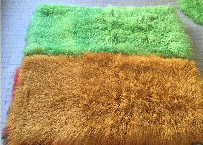 긴 머리 침대/소파/의자 시트카바를 위한 푹신한 진짜 양가죽 양탄자