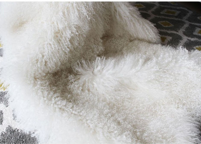 가정 Textil를 위해 안락한/의복을 만드는 몽골 긴 진짜 양가죽 양탄자