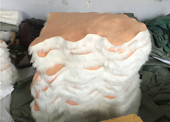 가정 거실 푹신한 가짜 모피 양탄자, 반대로 미끄러짐 백색 가짜 모피 지역 양탄자 