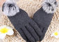 터치스크린 손가락 끝을 가진 겨울 여자 장갑, 휴대폰 사용을 위한 연약한 장갑  협력 업체