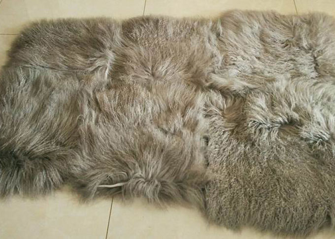 10-15cm 곱슬머리 스웨드 직물 역행에 온난한 몽골 모피 베개 부드럽게